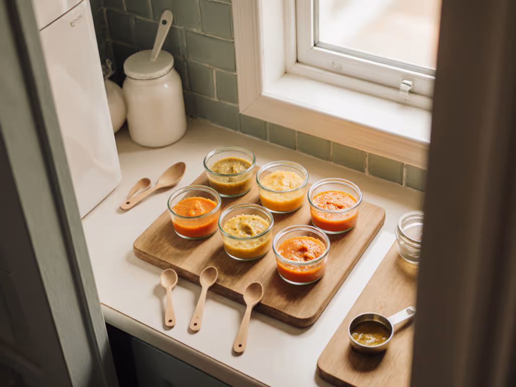 twin_baby_food_portioning_in_small_kitchen