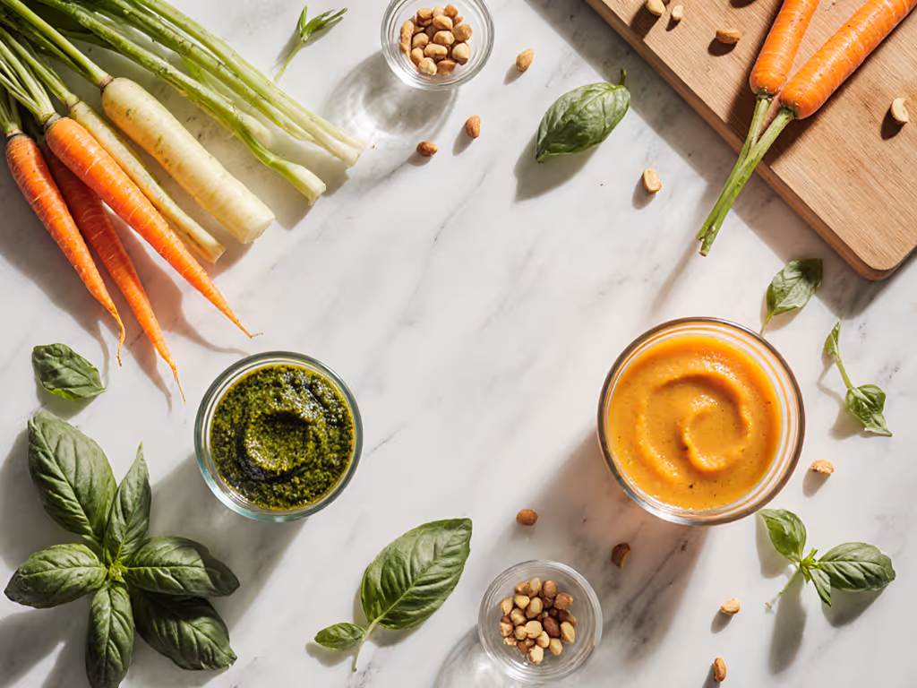 vegetable_scraps_transforming_into_pesto_and_baby_puree