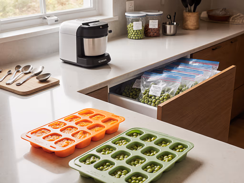 Baby Food Storage Guide: Portioning Homemade Purees