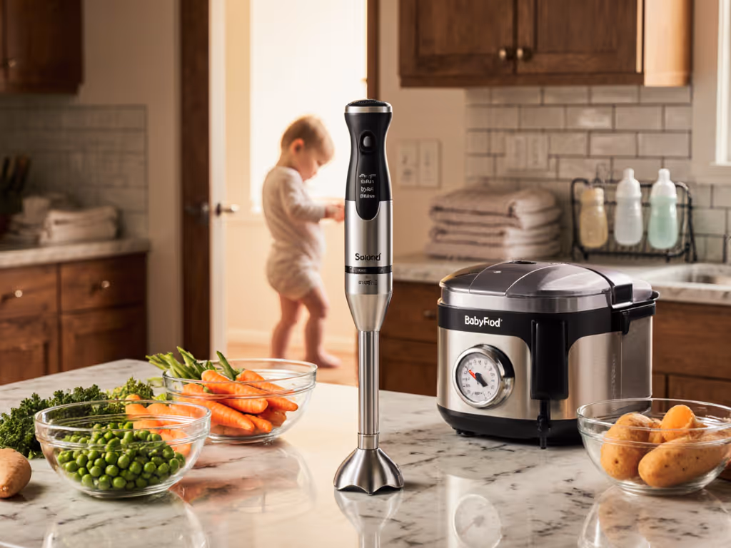 Handheld Blender vs Baby Food Maker: Quiet Cooking Wins
